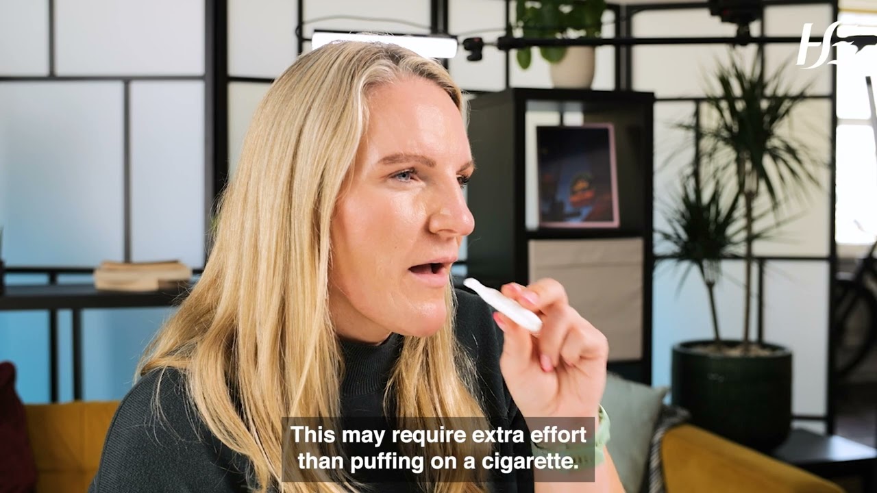 How to use nicotine replacement therapies - inhaler