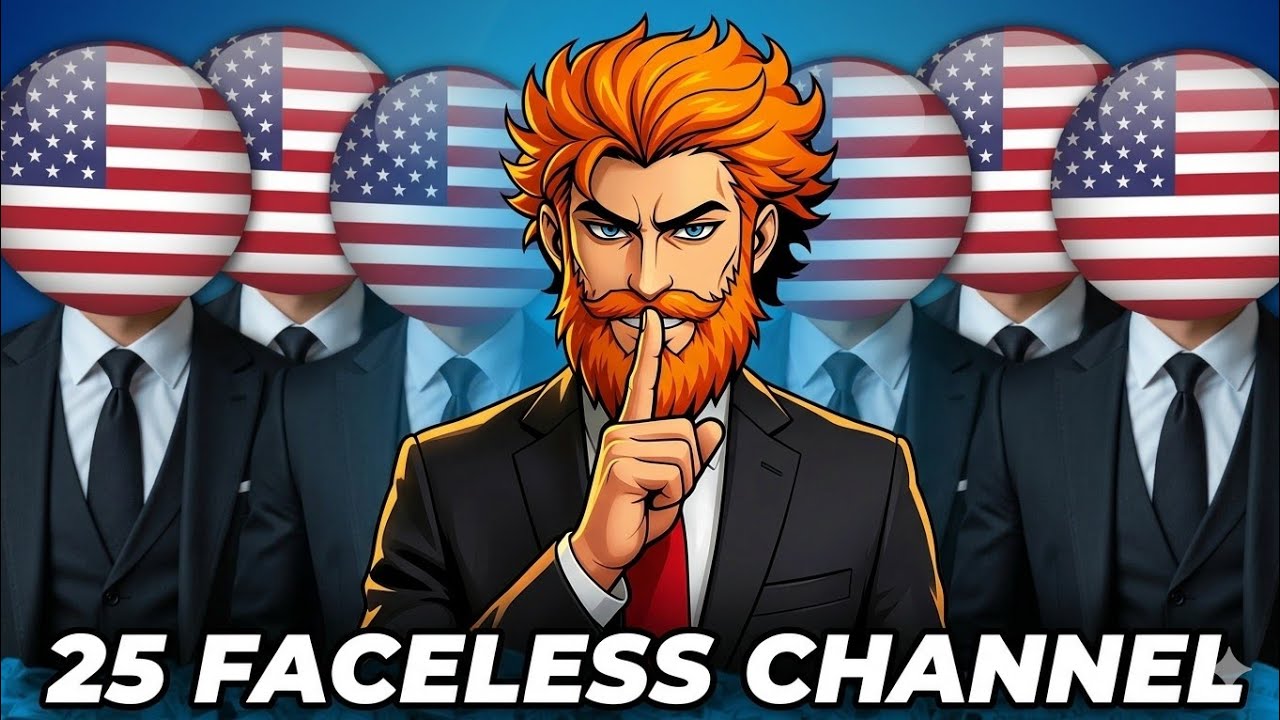 I Found 25 USA Faceless YouTube Channels That Pay Crazy USA RPM 🔥