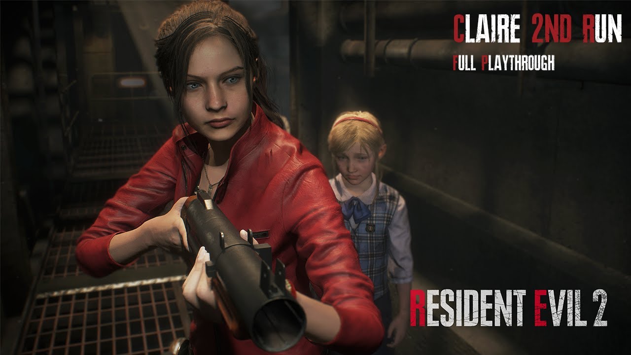 Resident Evil 2 Remake: Claire 2nd run Full Game No Commentary 4K 60fps