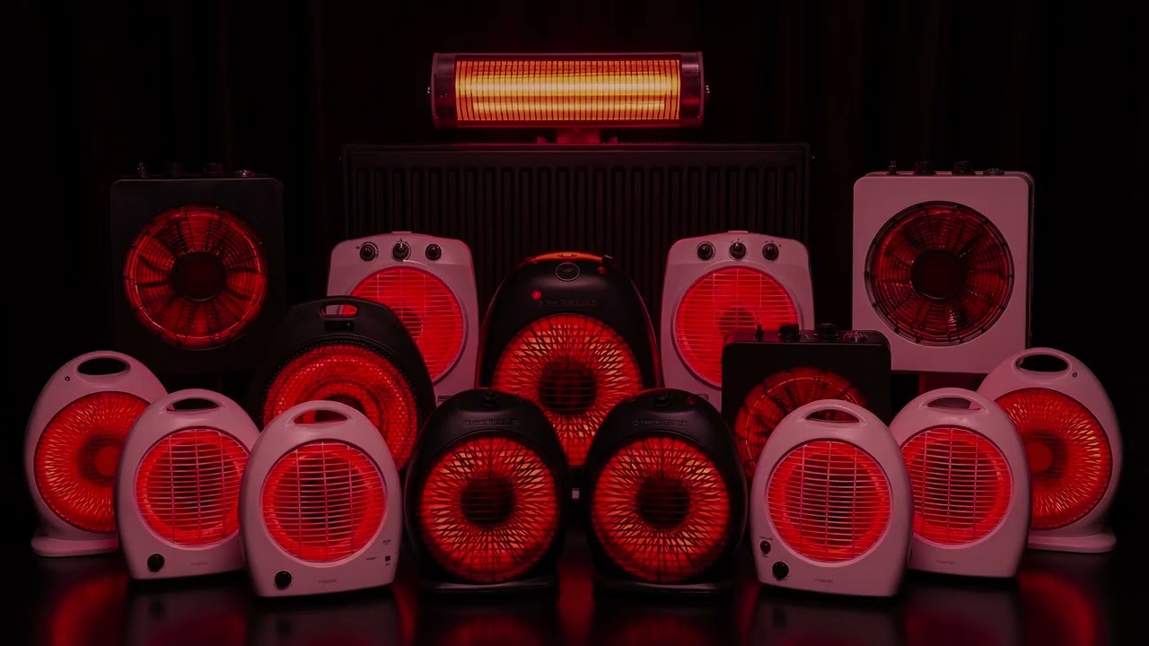 15 COZY Fan Heater Sounds and Smooth Metal Fan Noise to Fall Asleep Immediately Tonight|528 Hz Relax