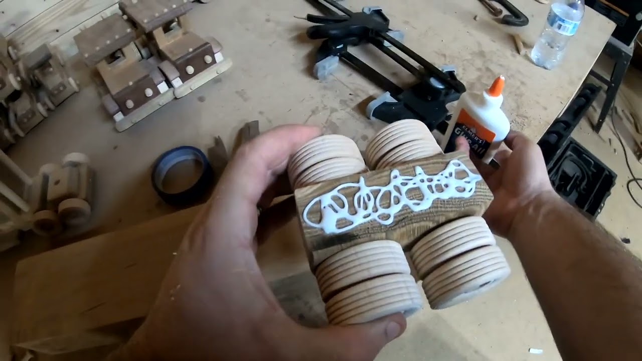 Wooden Toy Grain Truck