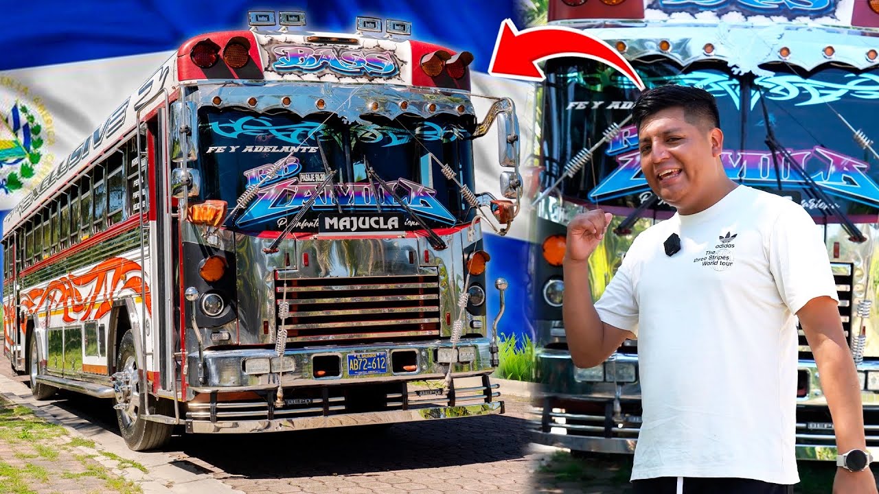 El primer GUATEMALTECO en Conocer los BUSES Salvadoreños