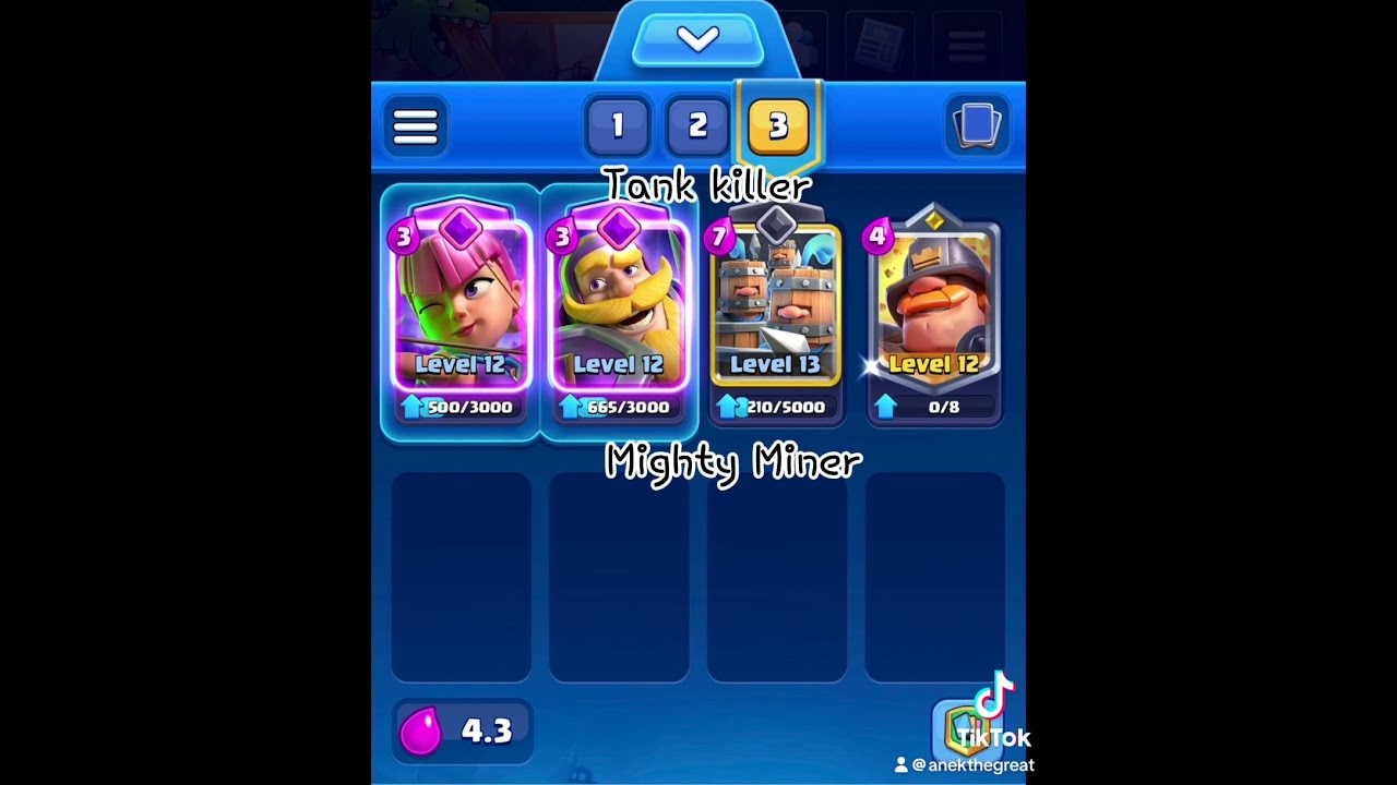 Best deck for CR arena 19 #tiktok #clashroyale #youtube #supercell #deck #fyp #foryou #clash #gaming
