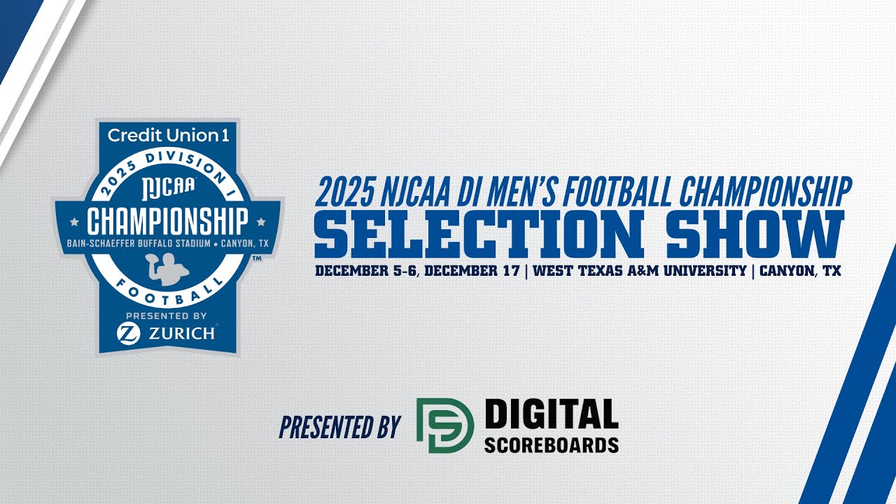 NJCAA DI Football Selection Show Presented by Digital Scoreboards
