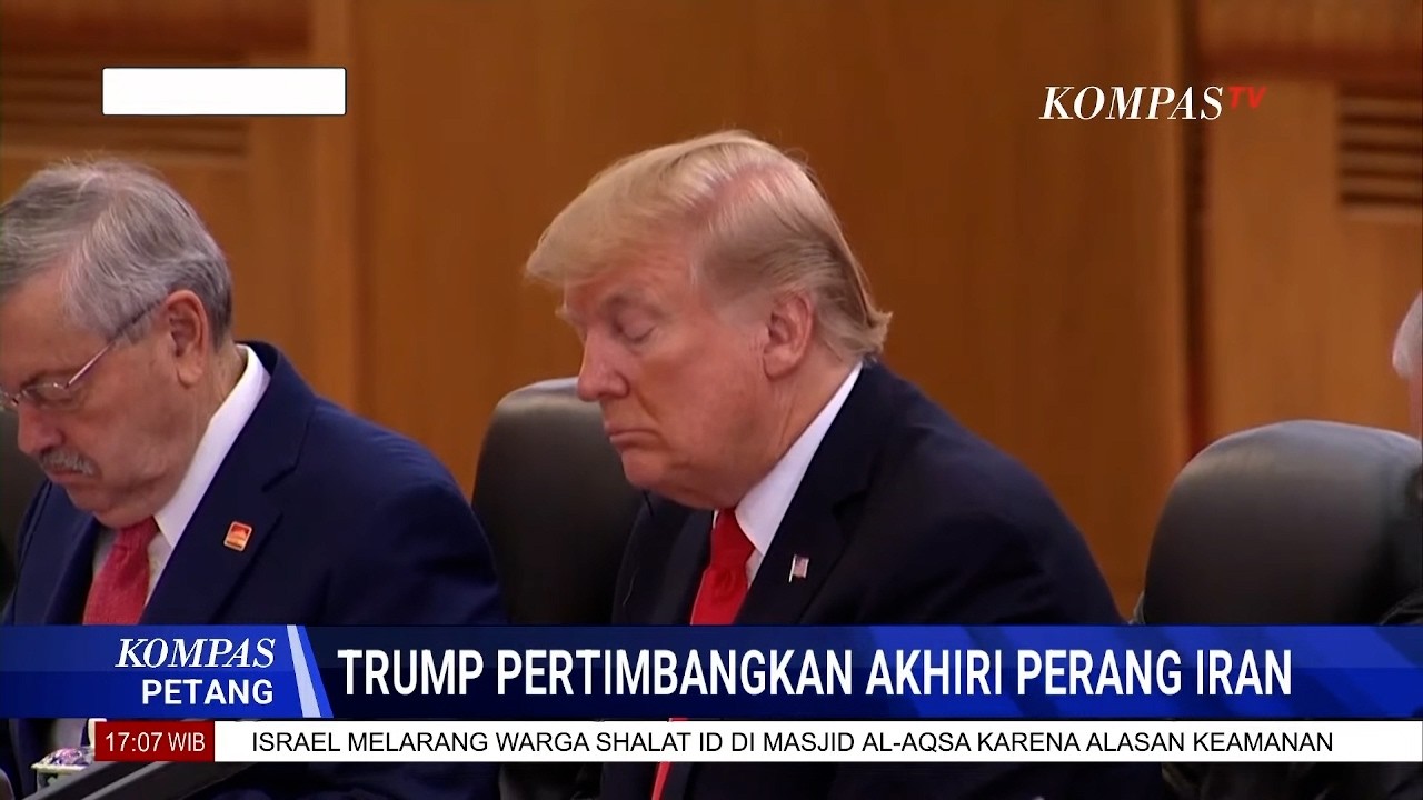 Trump Pertimbangkan Akhir Perang Iran