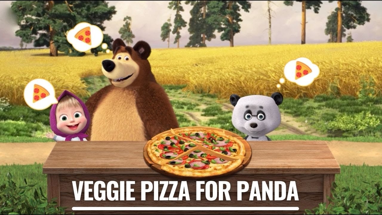 Masha and the Bear | PIZZERIA - The Panda!