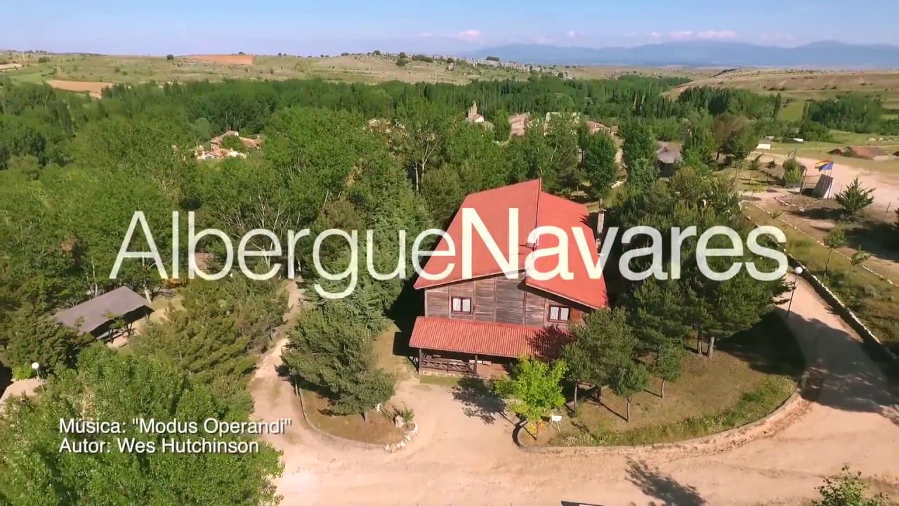 Albergue Navares a vista de pájaro