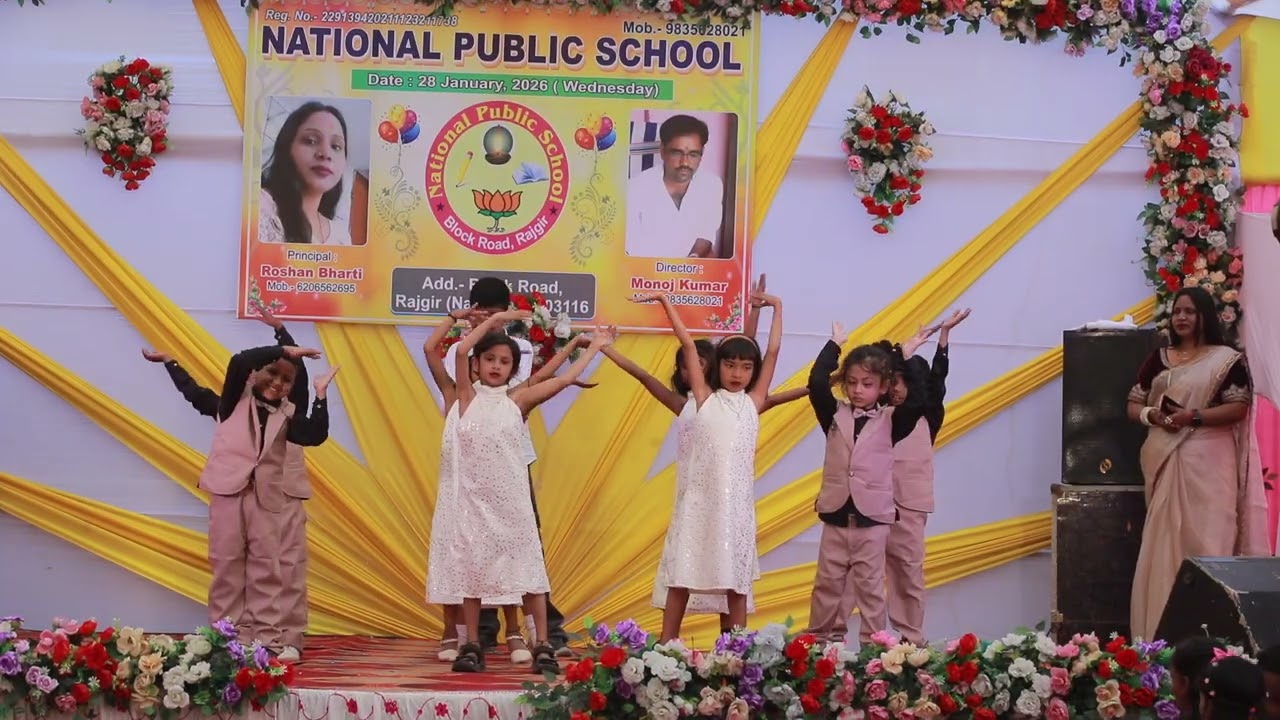 Mix song performance tujhme rab dikhta h by National Public School, Rajgir 