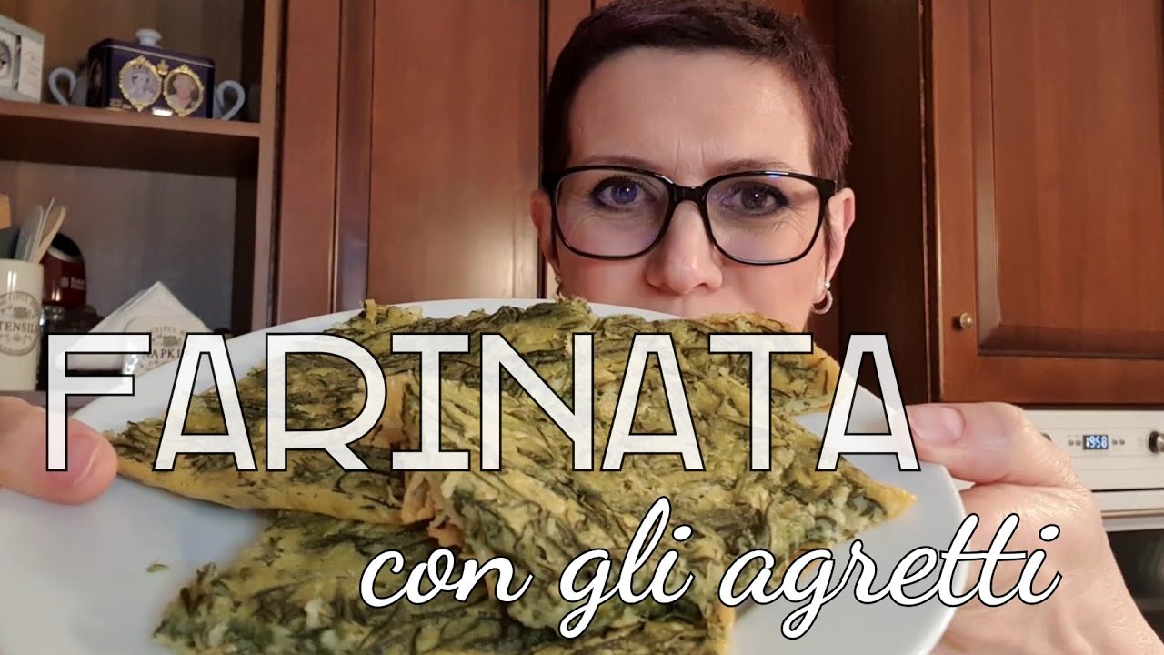 FARINATA CON GLI AGRETTI🌱 ricetta n.1