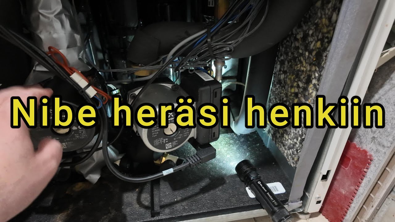 Nibe F1255-6 taas kunnossa, hajoamisen syy löytyi!