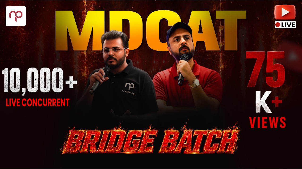 100% FREE MDCAT Bridge Batch Grand Orientation | 10,000 Scholarships