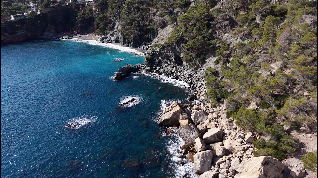 Calm Aerials of Begur Coast | 1.5 Hours Ambient Drone Footage for Focus