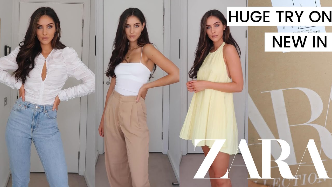 HUGE ZARA HAUL & ZARA TRY ON - NEW IN ZARA AUGUST 2020