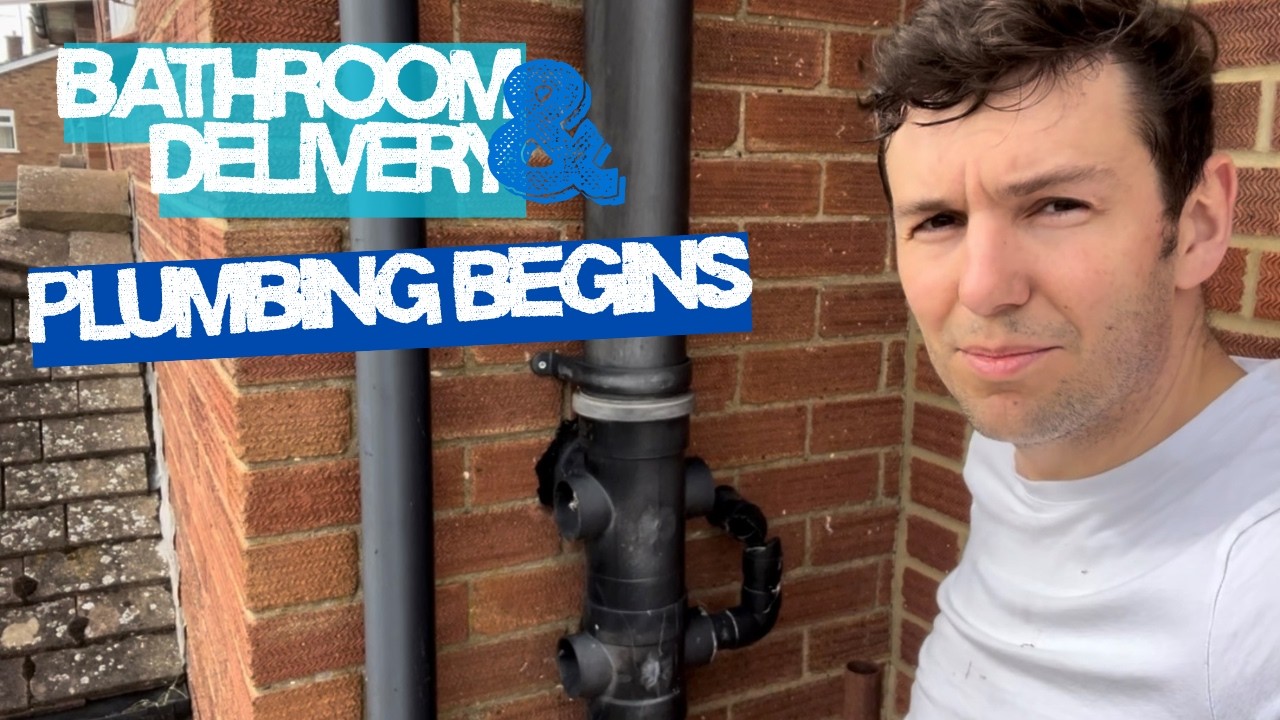 Bathroom Delivery! Layout Planning, Demolition & Starting the Waste Plumbing | Renovation Episode 3
