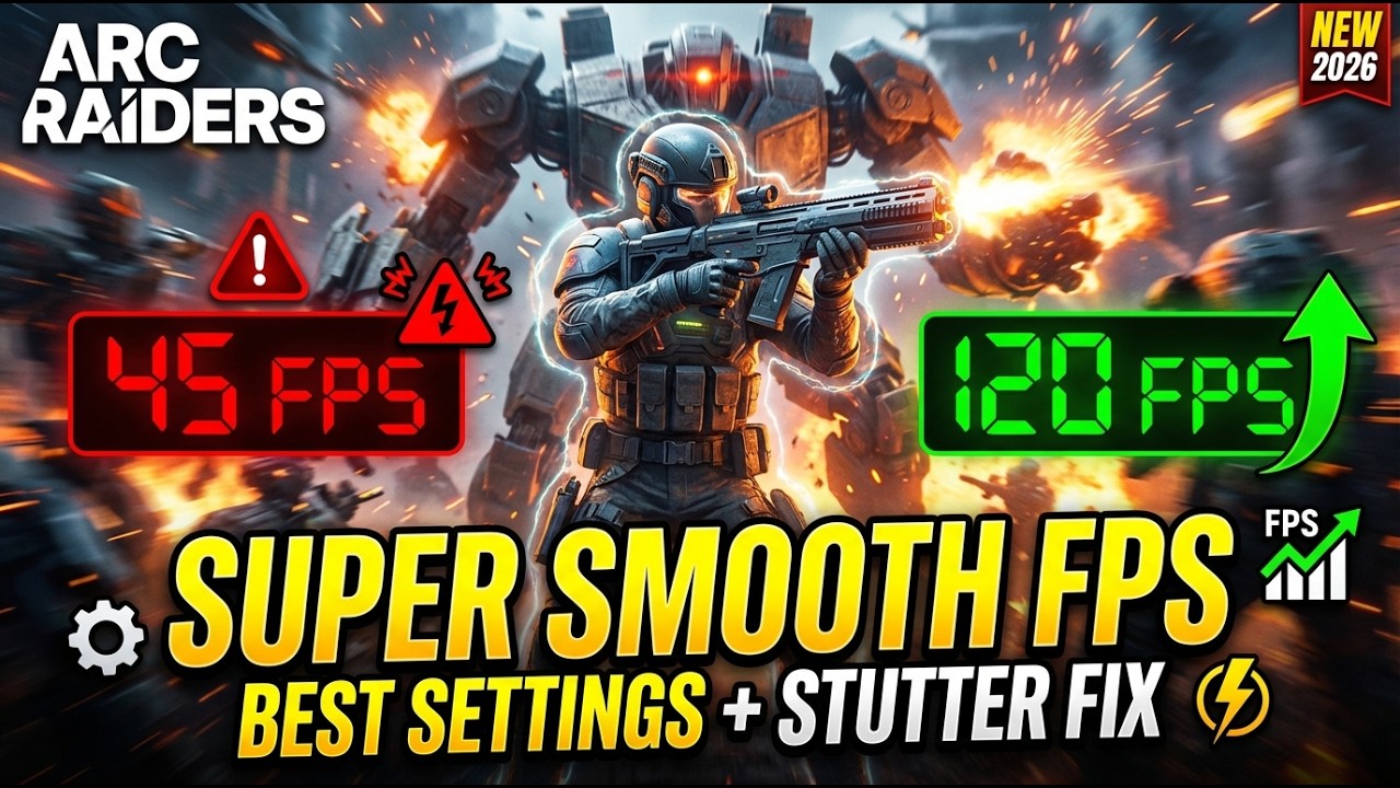Arc Raiders Gets SUPER SMOOTH with Best Settings and Stutter Fix Now