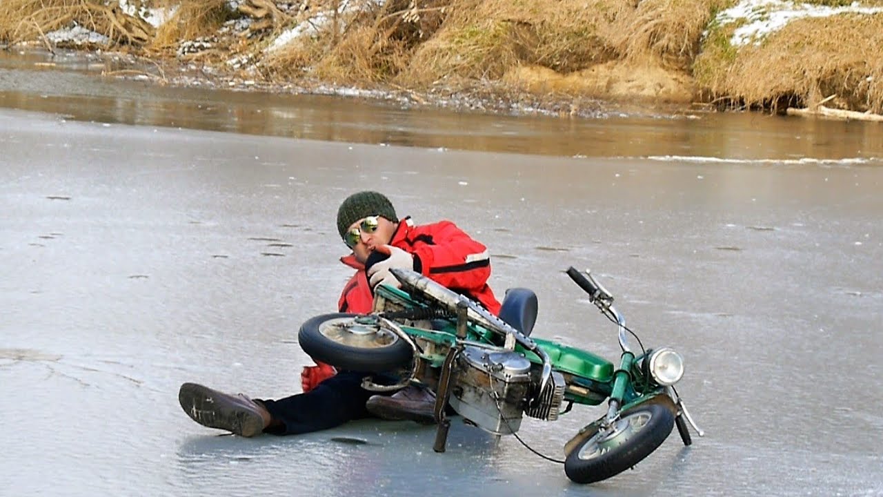 Lecimy bokiem czyli Drifty Motorynką na Lodzie