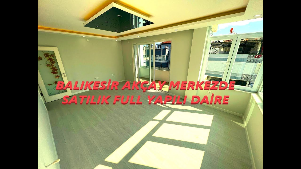 1449 ‼️SATILDI‼️BALIKESİR EDREMİT AKÇAY MERKEZDE SATILIK TAMAMEN YENİLENMİŞ 9 YILLIK DAİRE