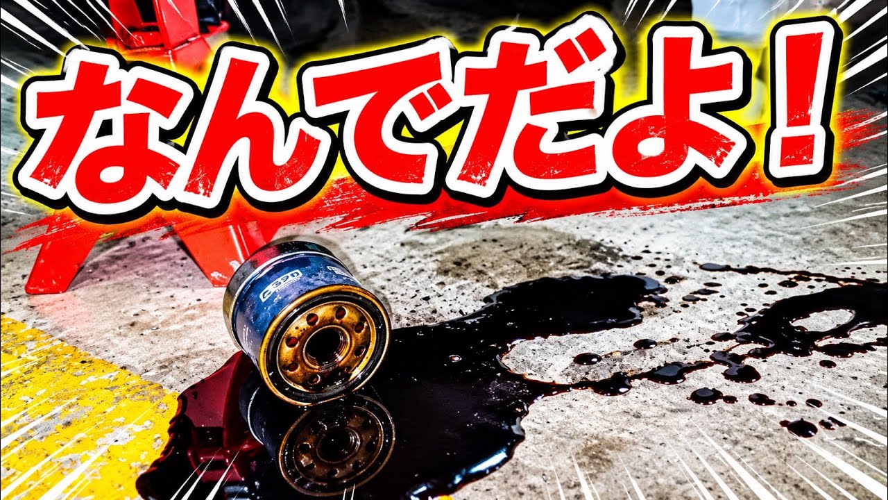 【DIY】嫁の車を整備したら真っ黒になった！