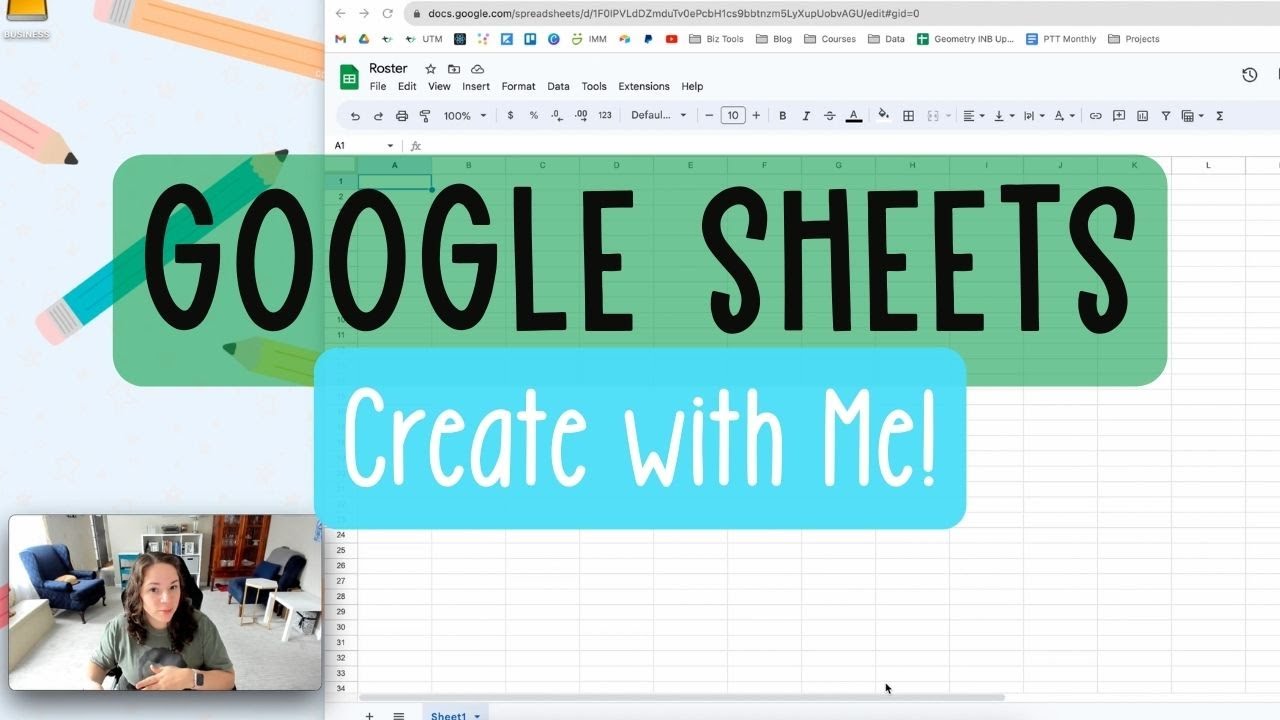 Google Sheets Create with Me - Back to School Roster