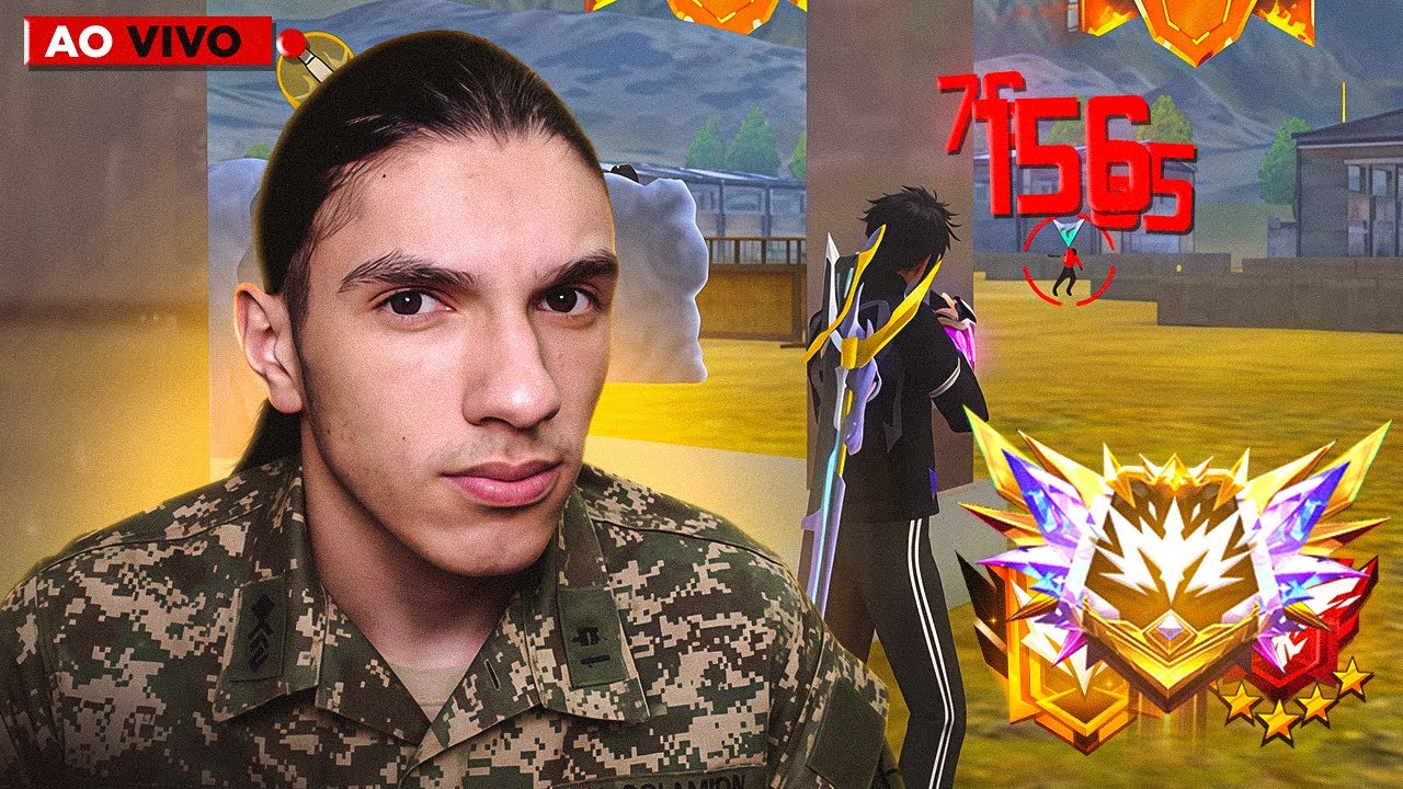 AMASSANDO TODOS NO ELITE! 💙 FREE FIRE AO VIVO 💙 FLUPY LIVE ON 💙