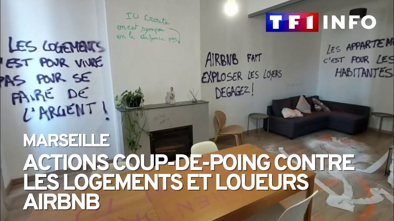 Marseille : actions coup-de-poing contre Airbnb