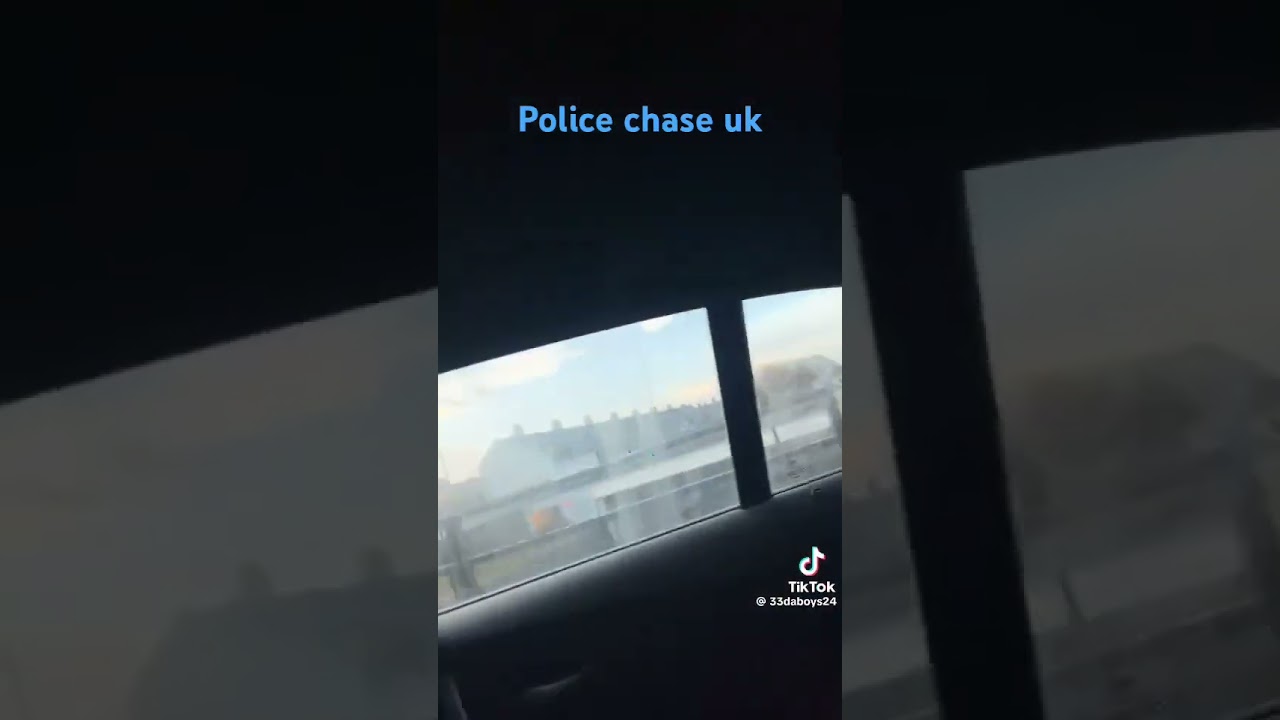 Police crash chasing kids in car pov #police #stolencar #cartheft #policechase #uk