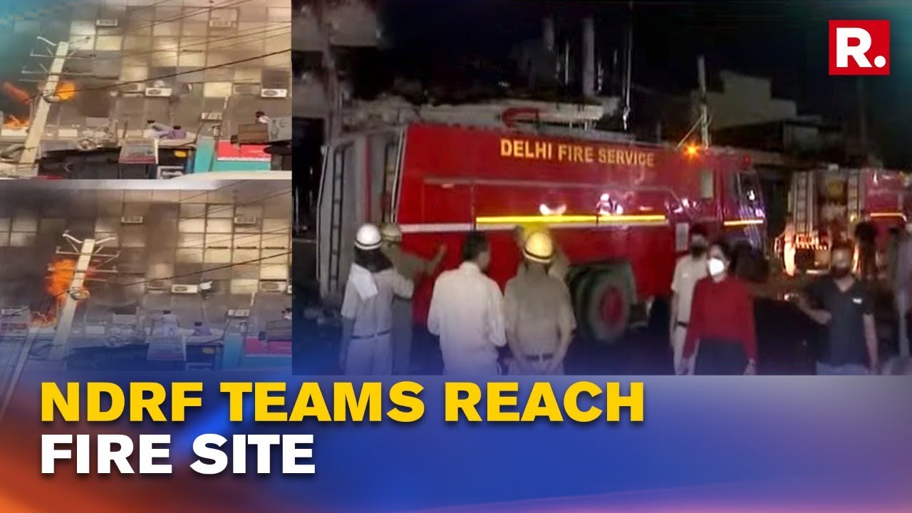 Delhi Mundka Fire: NDRF Teams Rushed To Delhi's Mundka Fire Site; Rescue Operations Underway