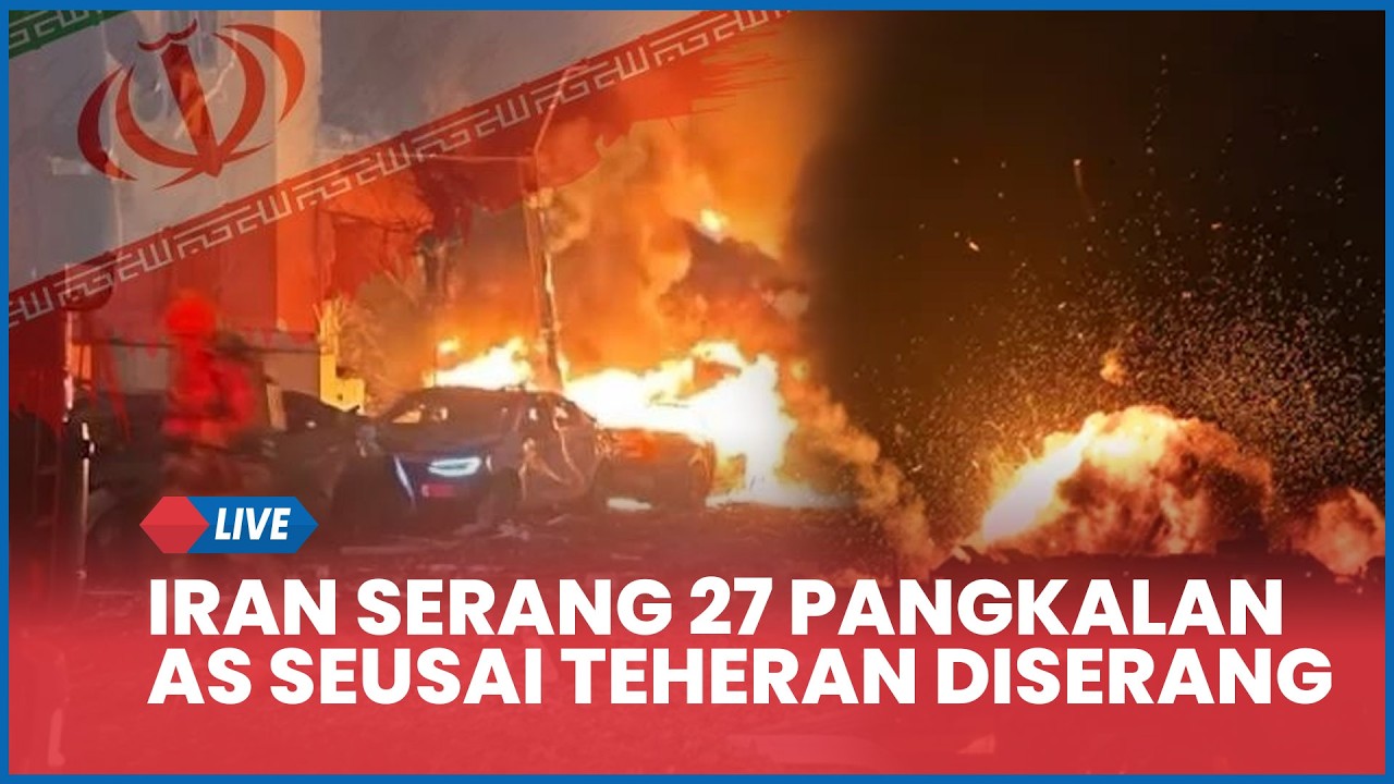 MEMBARA! Iran Serang 27 Pangkalan AS seusai Teheran Diserang, Pasukan Donald Trump Terkapar
