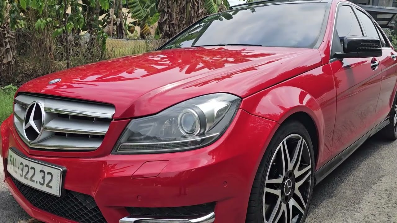 Mercedes C300 AMG 2014 ngay chủ 0902799299 đỏ rực rõ nguyên zin