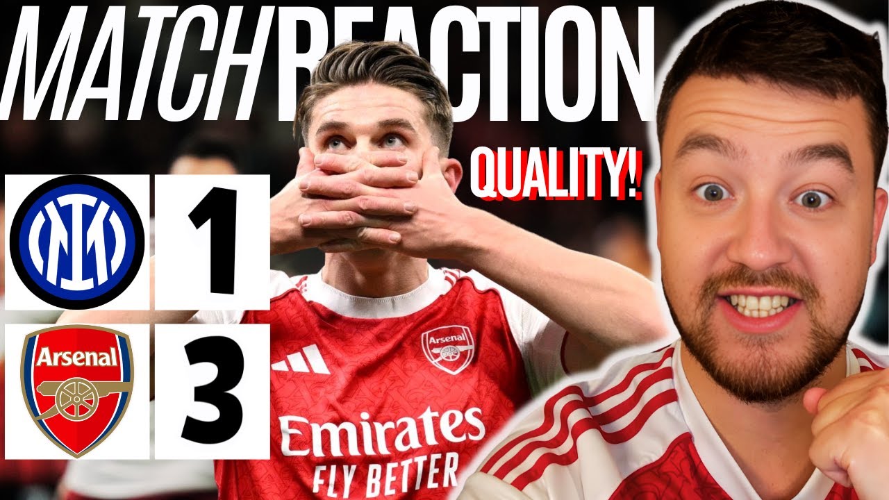 THAT IS HOW TO USE GYOKERES! Inter Milan 1-3 Arsenal | Match Reaction!