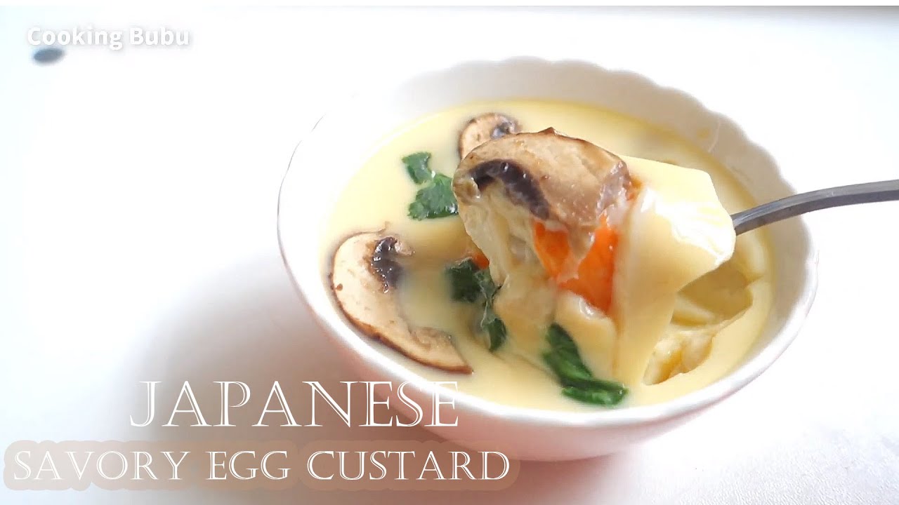 【BUBU料理】超嫩滑日式蒸蛋 Chawanmushi (Savory Egg Custard)Recipe茶碗蒸しの作り方【超簡単】