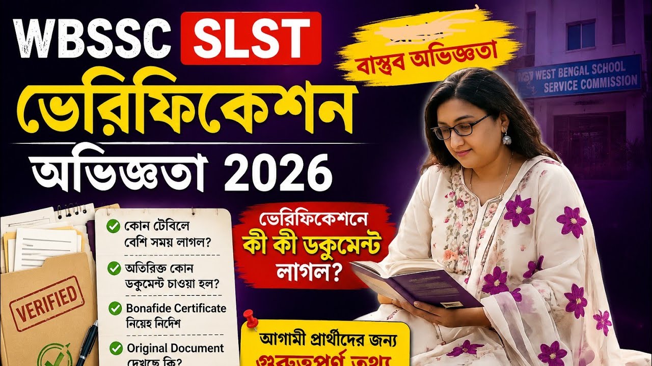 WBSSC SLST Verification Experience 2026 | What Documents Were Needed for Verification? Real-Life ...