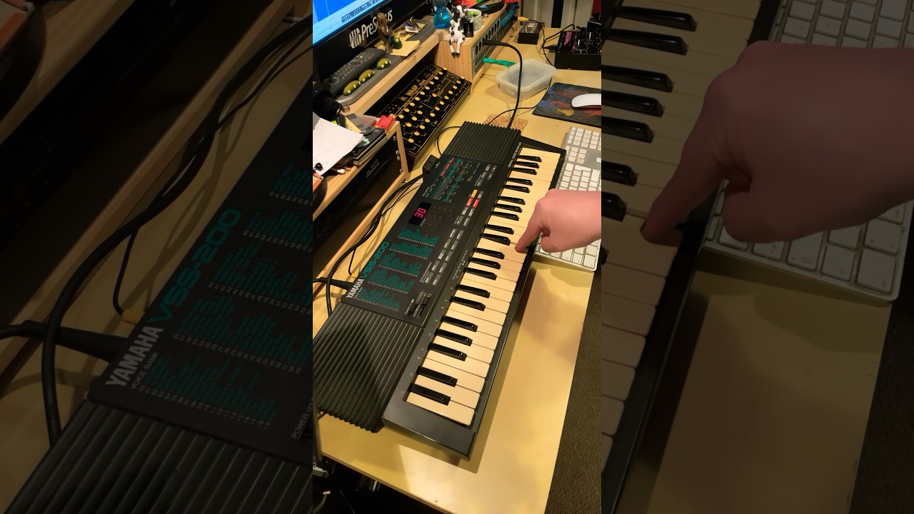 You can&rsquo;t get much more #lofi than this 🎹 #keyboard #sampler #sounddesign #composer #cinematic