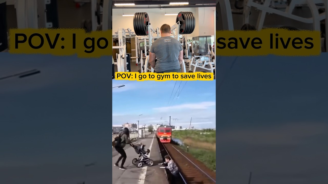 😳POV: I GO TO GYM TO SAVE LIVES🫨