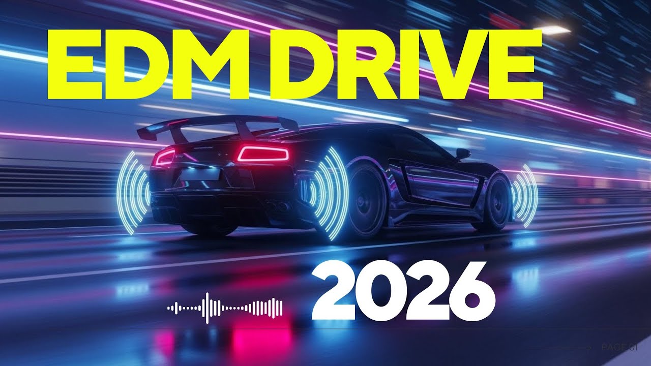 Night Drive EDM Car Music | Uplifting Progressive House 128 BPM for Driving!