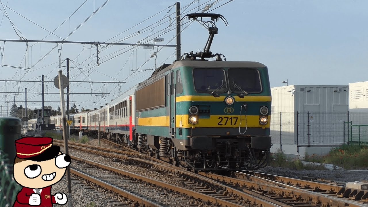 HLE 2717 met M4 en I10 rijtuigen | NMBS / SNCB