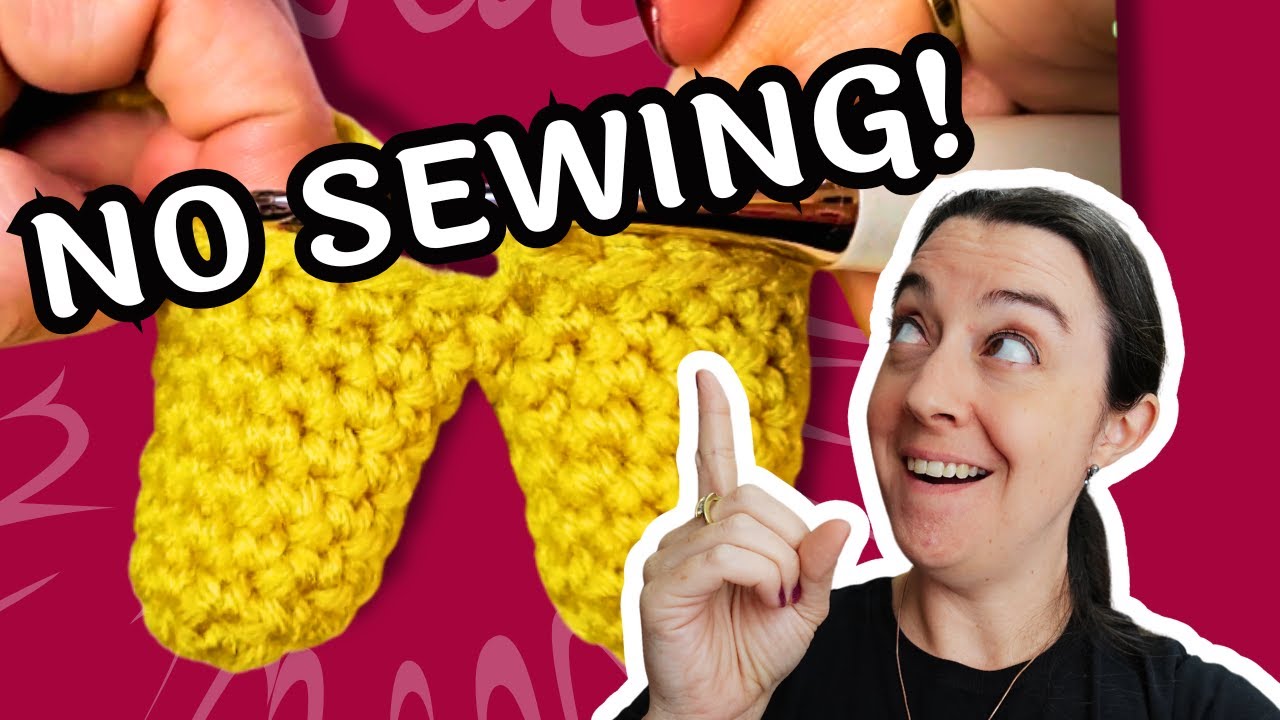 Use MERGING To Perfect Your NO-SEW Amigurumi
