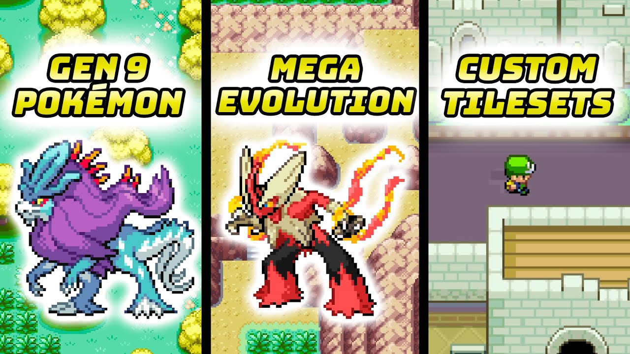 УДИВИТЕЛЬНЫЕ БАЗЫ ROM, с помощью которых можно создать свой хак Pokemon ROM!