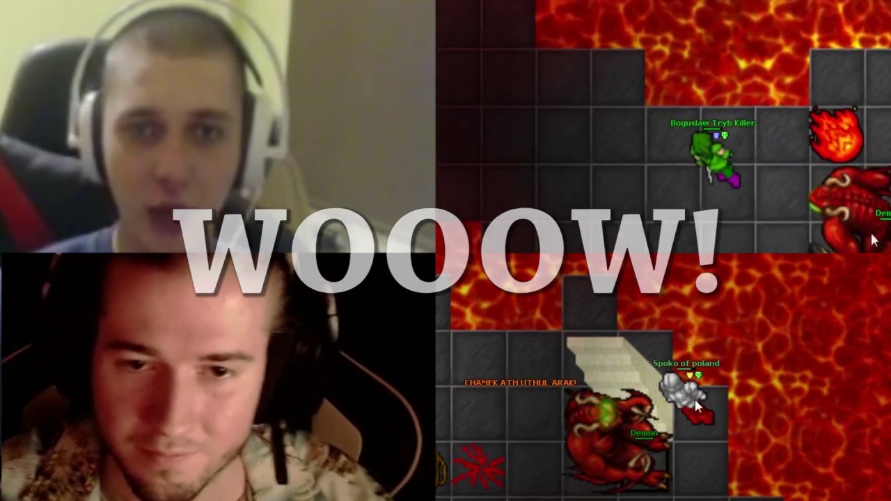 [Tibia/Medivia] Bubba and Punio hunting demons and more