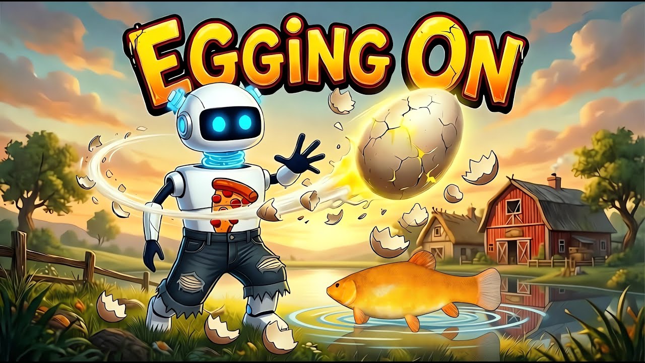 Бот проходит Egging On - 3 уровень • Золотистый линь!
