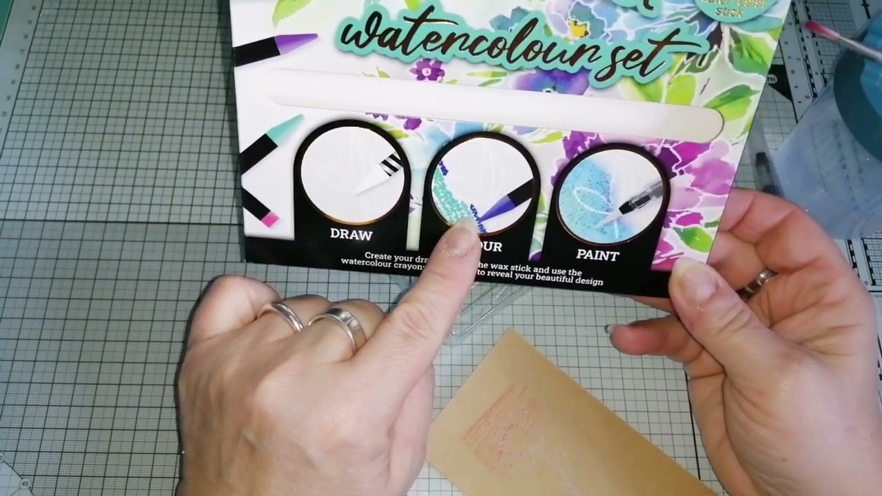 Wax resist watercolour set von AVEC ( Action )