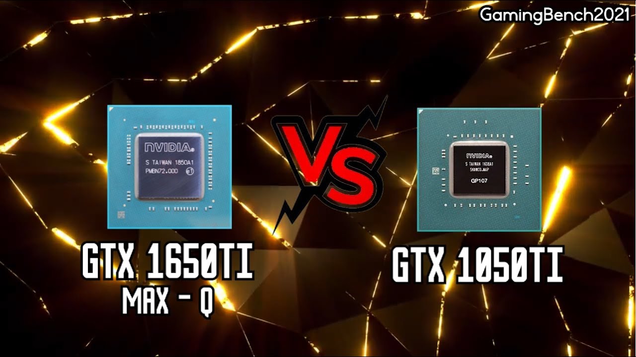 GTX 1650Ti MaxQ vs GTX 1050Ti - Can 2017 beat 2020's MaxQ?