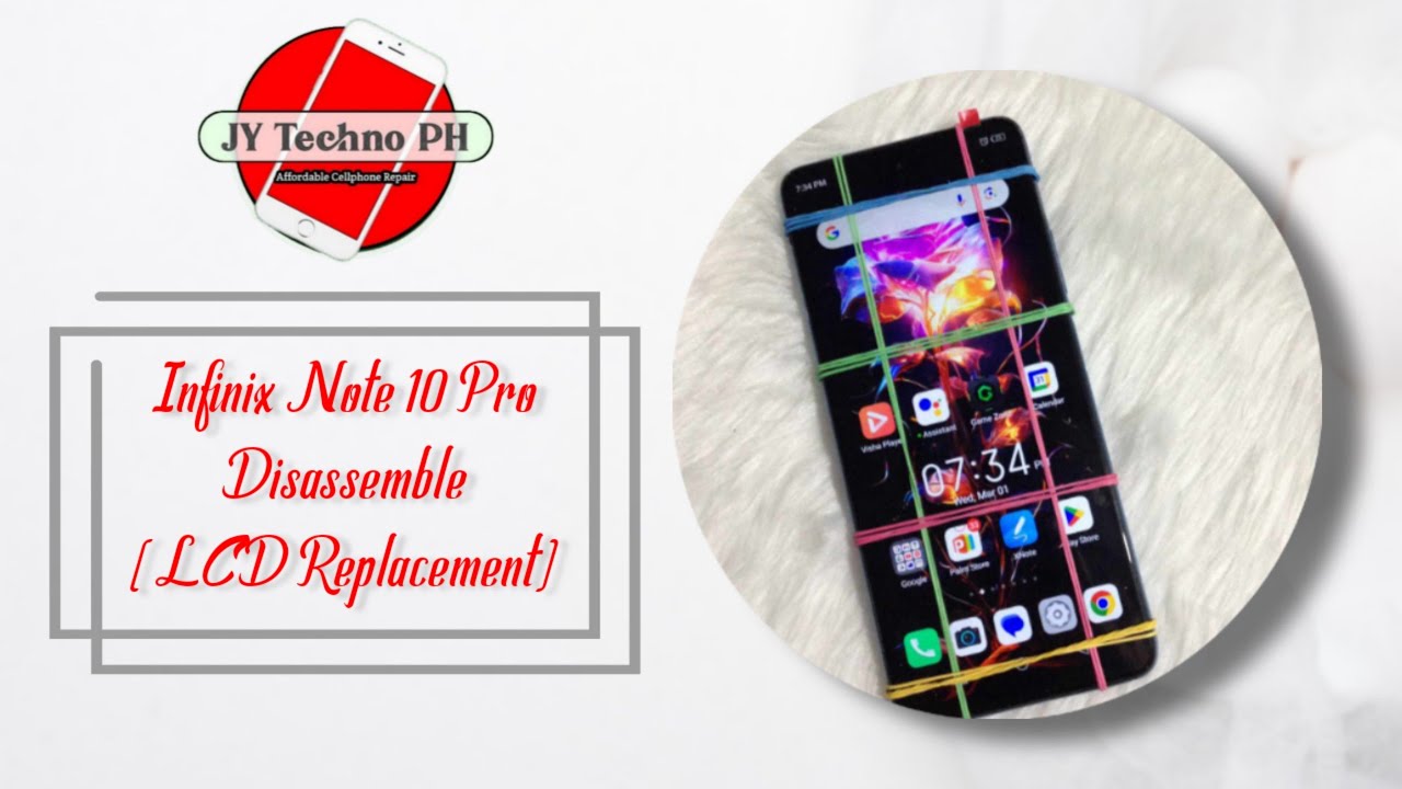 Infinix Note 10 Pro Disassemble (LCD Replacement) | JY Techno PH