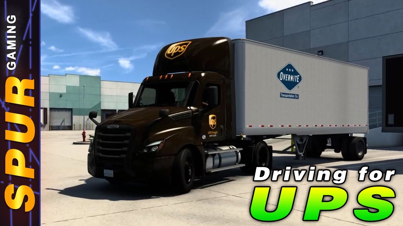 I Spent the Day Driving for UPS in American Truck Simulator
