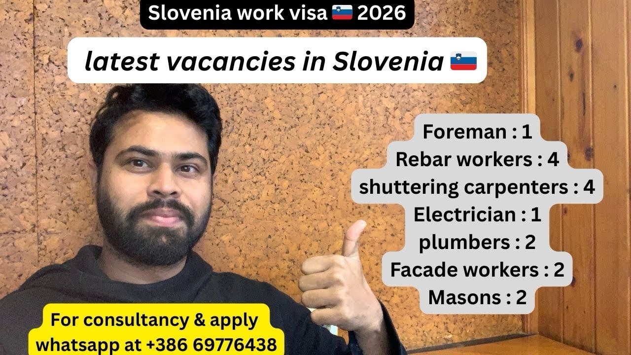 Slovenia work visa 2026 l latest vacancies in Slovenia l slovenia work permit 2026 l #sloveniavisa