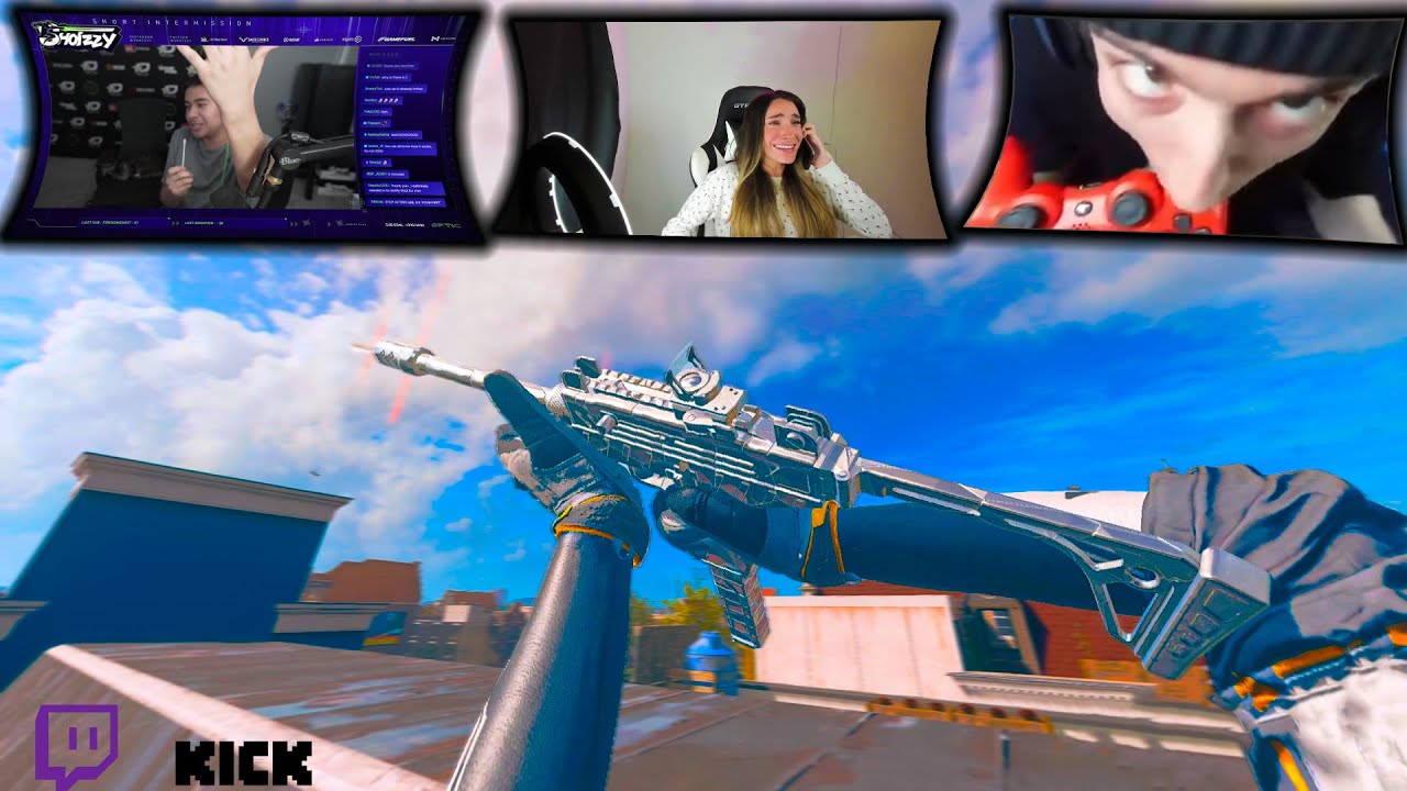 Using MOVEMENT to kill STREAMERS on Warzone 3 pt. 1 (Both POVs + Funny Reactions/Memes)