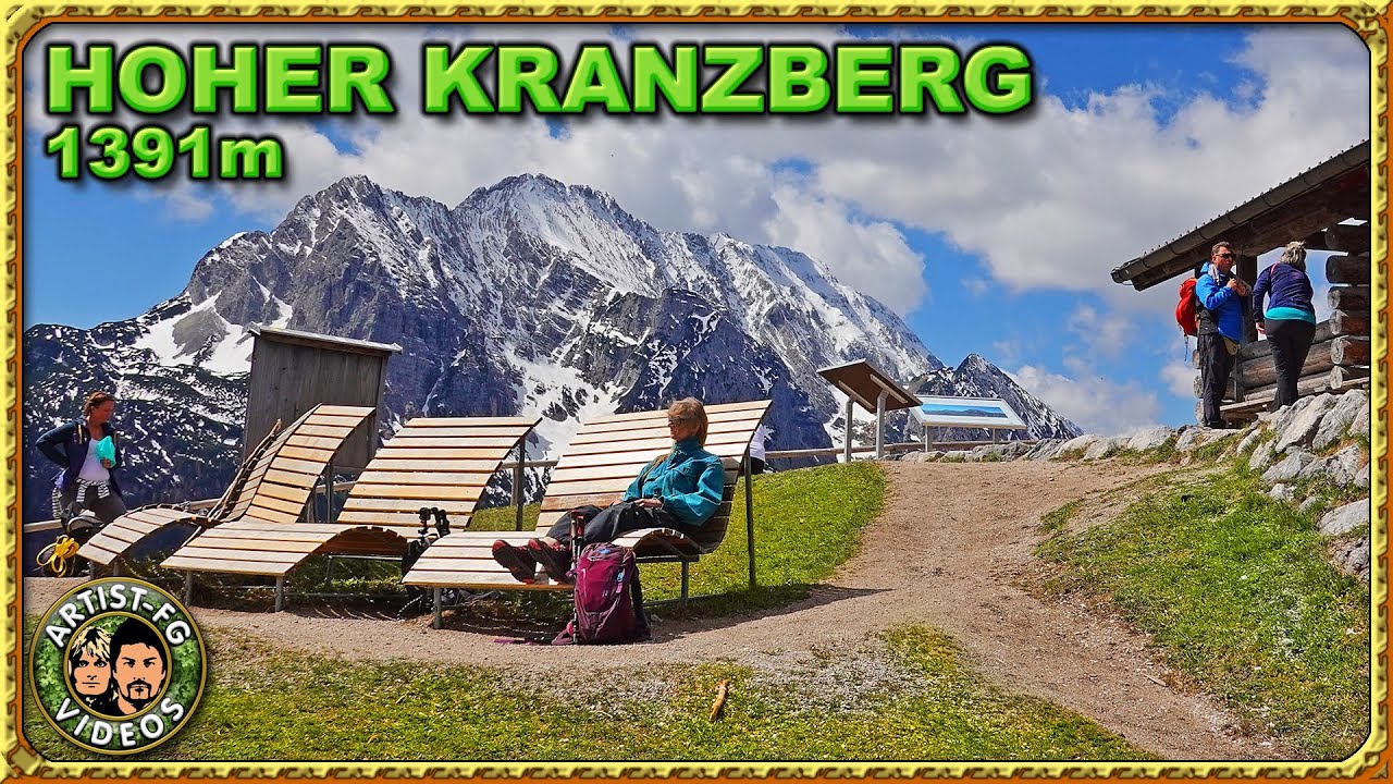 HOHER KRANZBERG 1391m. Rundtour. Mittenwald 04.2022.