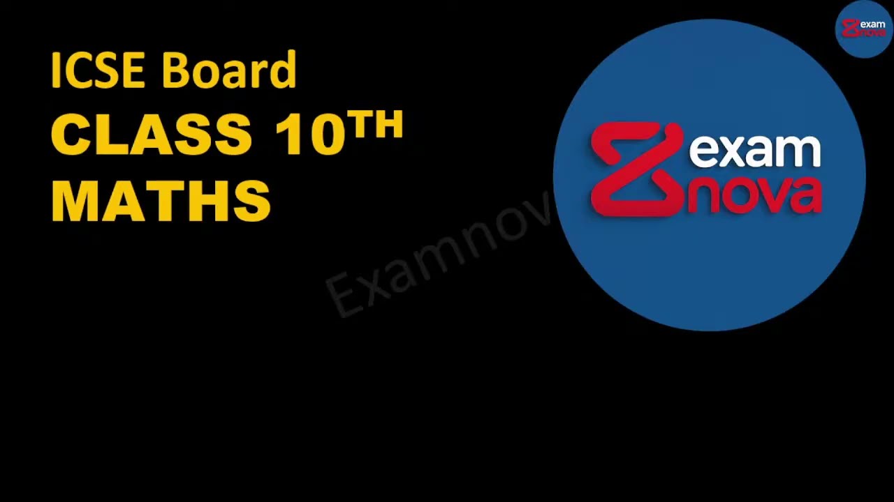 ICSE Maths Class 10 Important Questions | Last Minute Revision 2026