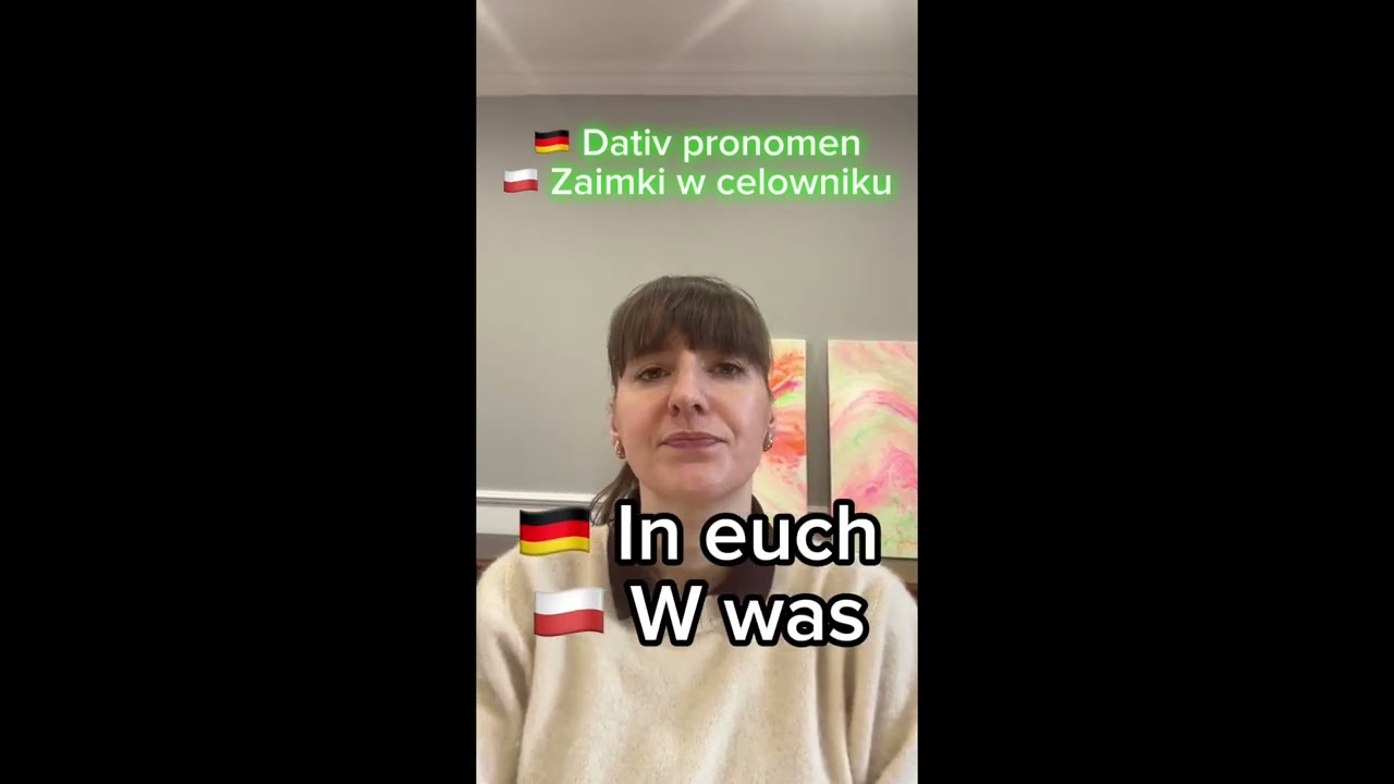 🇩🇪 Dativ pronomen 🇵🇱 Zaimki w celowniku