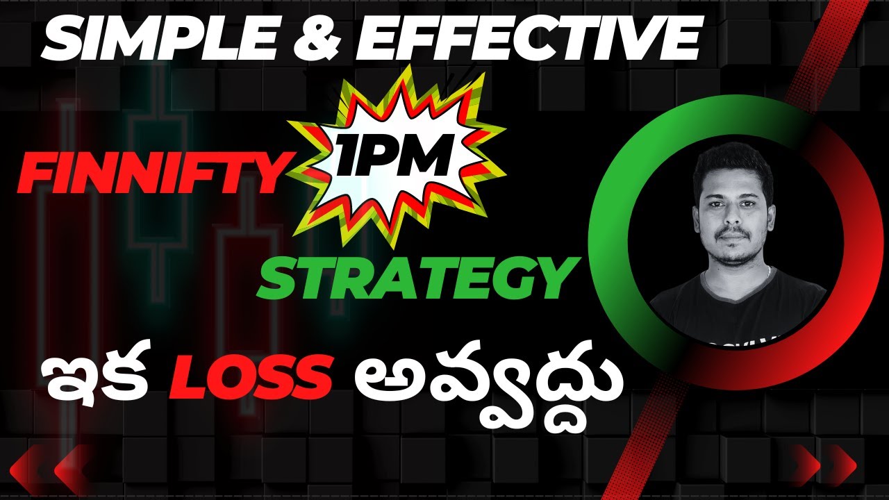FINNIFTY 1pm Intraday Trading Price Action Strategy || రోజు 20 minutes trade చేస్తే చాలు